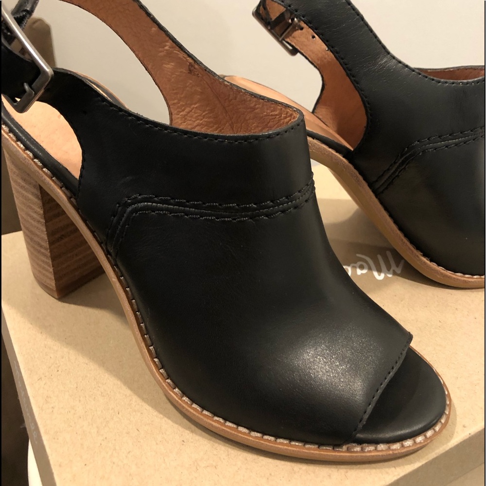 Madewell Slingback Sandal Heels - Brand New